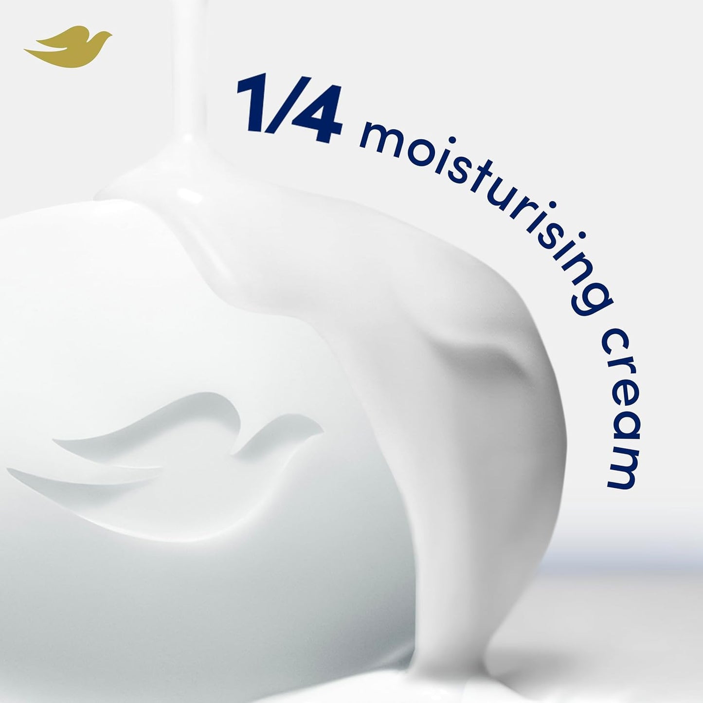 Dove Original Beauty Bar Soap with ¼ Moisturising Cream for Softer, Smoother, Healthier-Looking Skin 4x 90 g