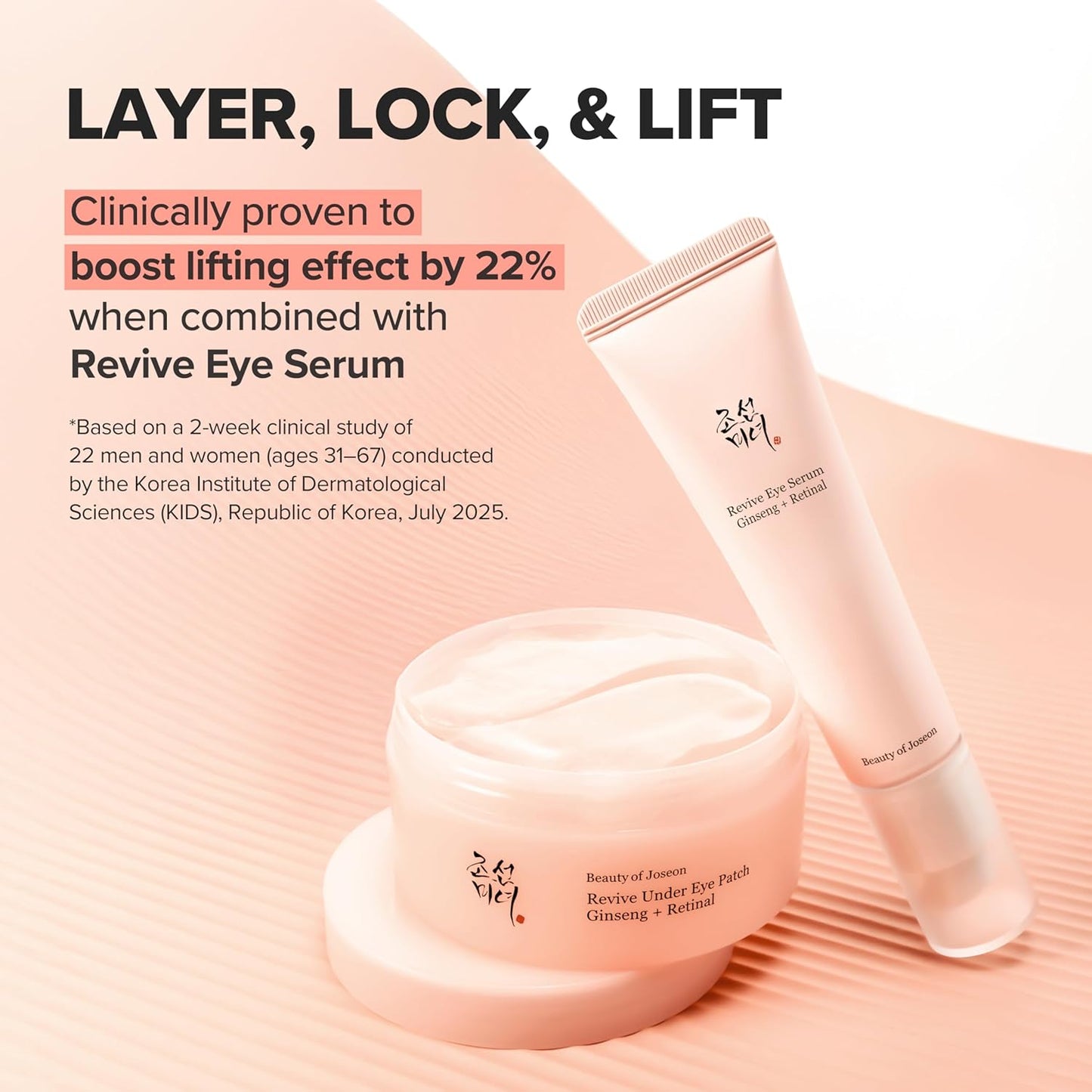 Beauty of Joseon Revive Eye Serum with Retinal Niacinamide Correction for Puffy Eye Bags Fine Lines Dark Circles Wrinkles, Korean Skin Care 30ml, 1.01 fl.oz