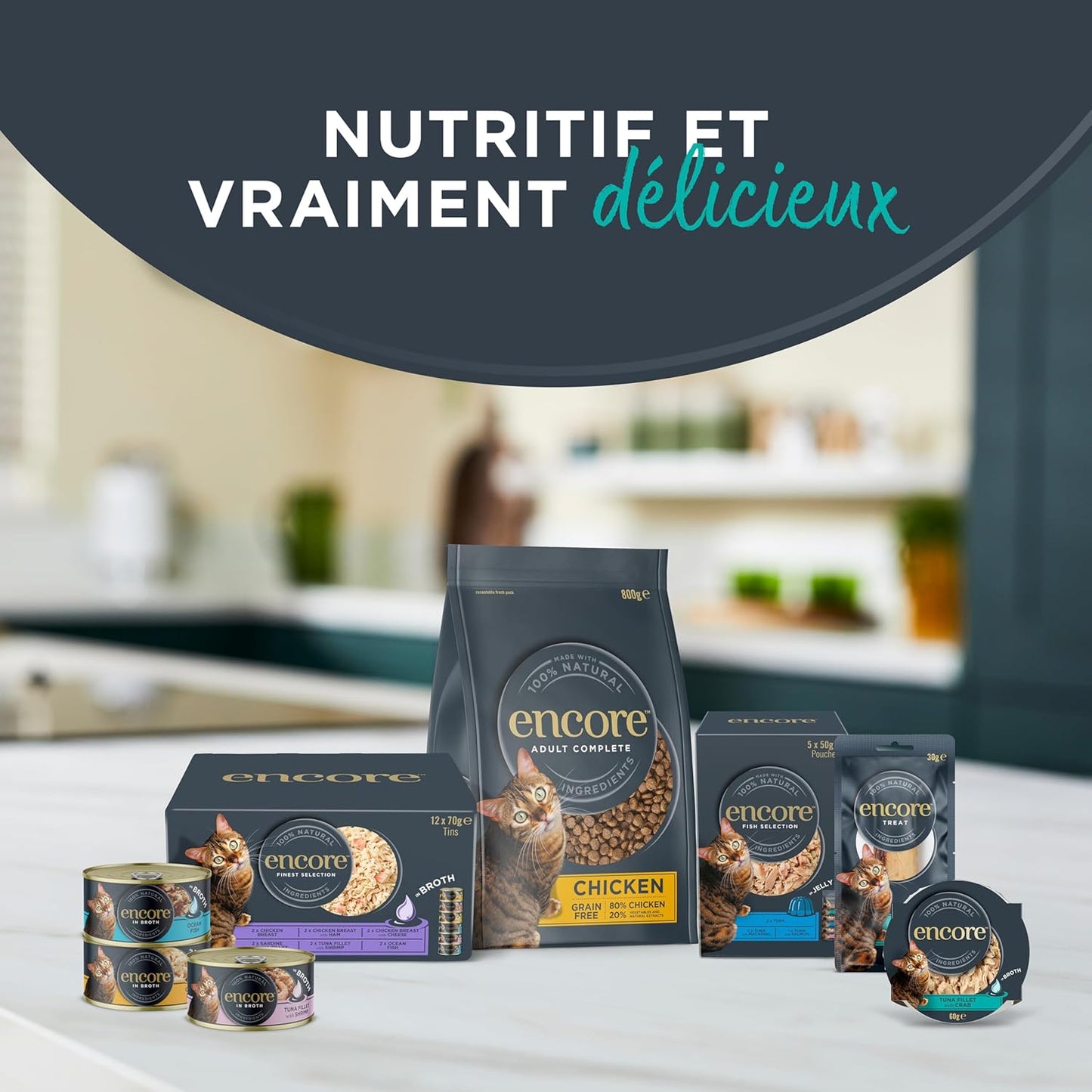 Encore Chicken Selection Cat Food, 560 g