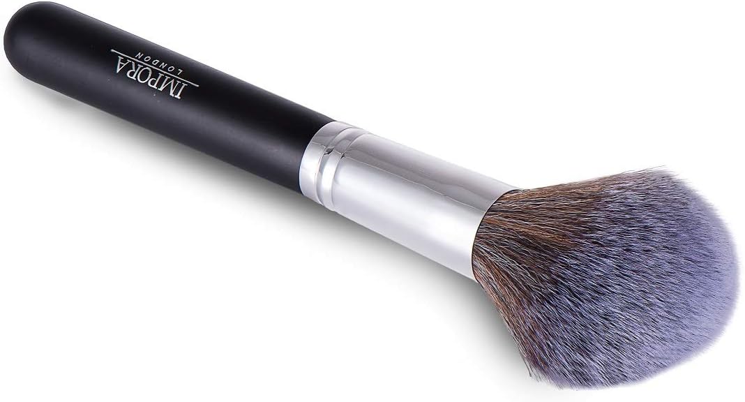 Large Powder Makeup Brush by Impora London - Packing/Setting, Buffing, Blending, Sculpting. Suitable for Cream, Blush, Liquid and Mineral Foundation