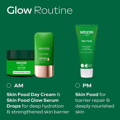 Weleda Skin Food, Dry Skin Moisturiser, Moisturising Cream & Primer, Face & Body, For Men & Women, Multiple Uses, 100% Certified Natural, Organic, 75ml