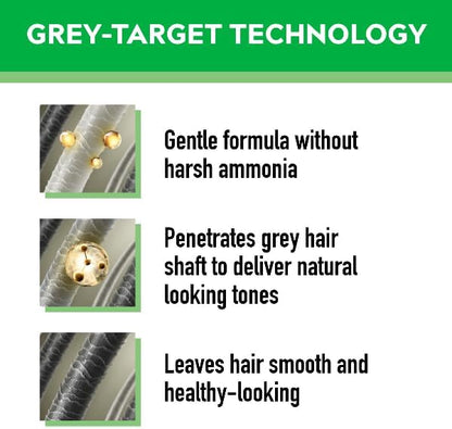 Just for men Original Formula Medium Brown Hair Dye, Restores Original Colour for a Natural Look H35