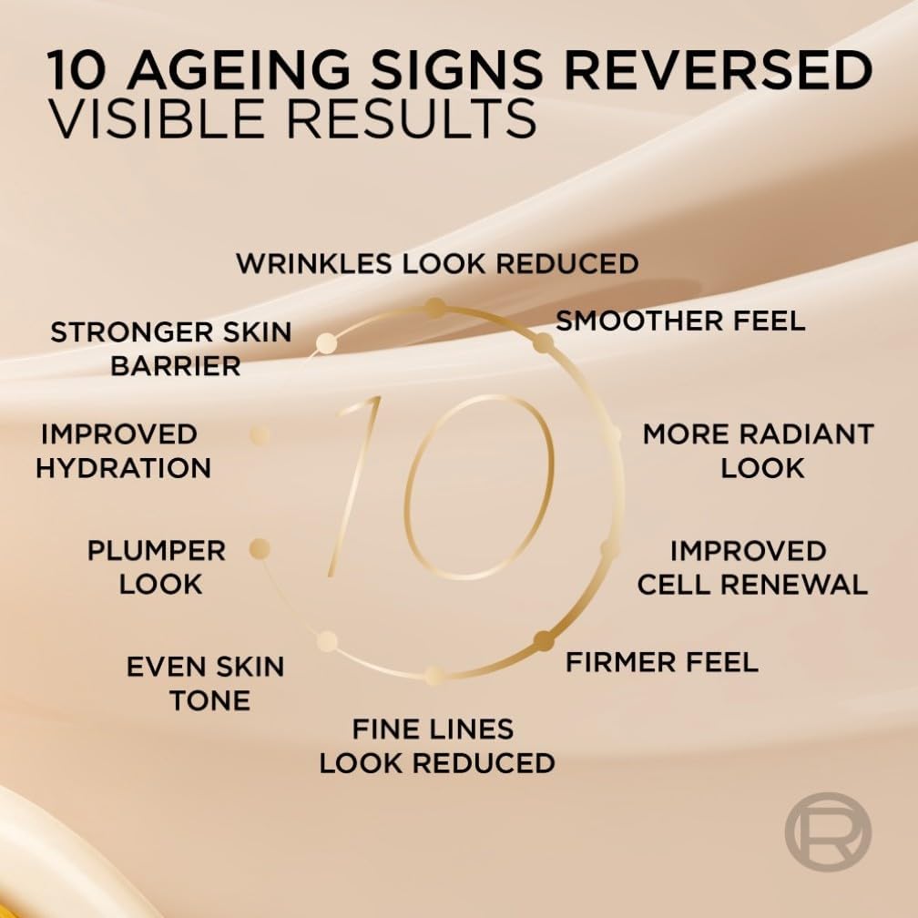 L'Oréal Paris Age Defying Face Serum, Le Duo Serum, Instant Firmness & Wrinkle Reduction for Mature Skin, Advanced Innovation, Radiant Complexion, Youthful Contours, 30ml