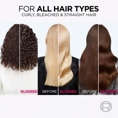 L'Oreal Paris Shampoo for Dull Porous Hair, Elvive Glycolic Gloss Sulphate-Free with Glycolic Acid Complex for Mirror-like shine, Instantly Transforms Dull Hair for Shine, Smoothness & Strength, 200ml