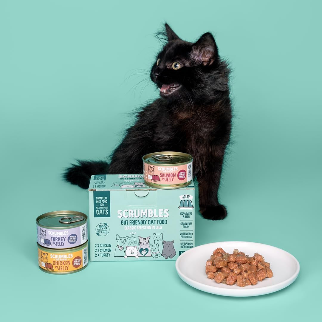 Scrumbles Wet Cat Jelly Classic Selection 6 x 85g