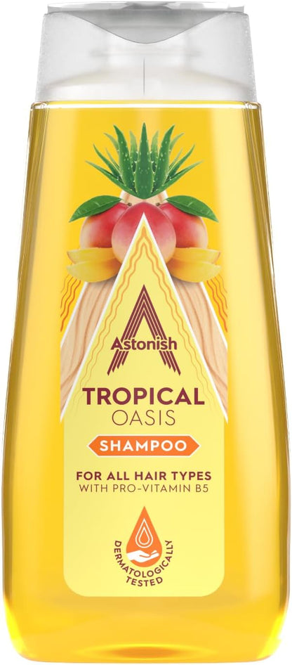 Astonish Tropical Shampoo with Pro-Vitamin B5, 400ml