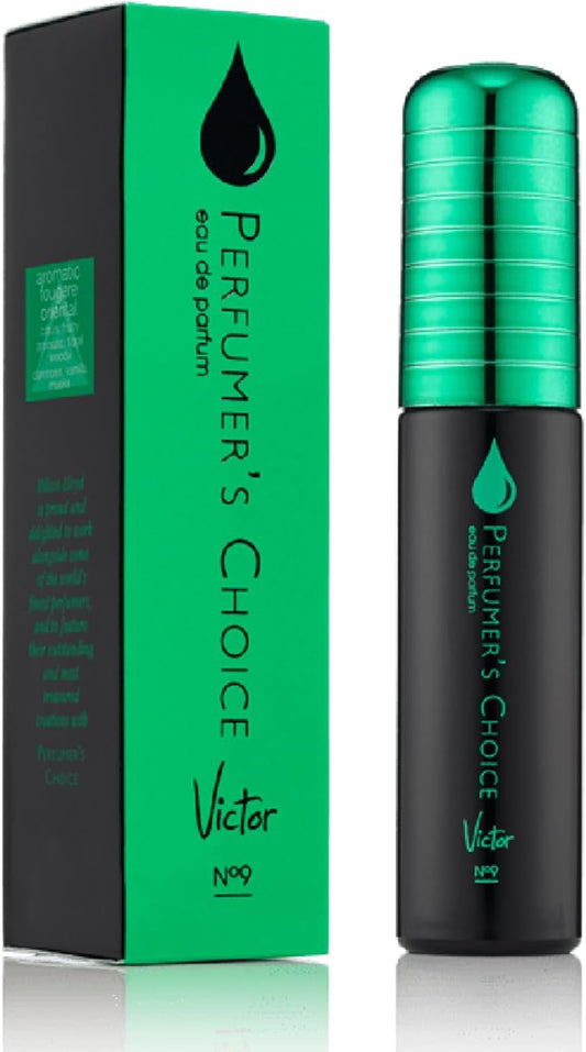 PERFUMER'S CHOICE No 9 Victor Perfume for Men. 50ml Eau de Parfum Men, Luxury Fragrance - Mens Aftershave, Long Lasting Fragrance for Men by Milton-Lloyd