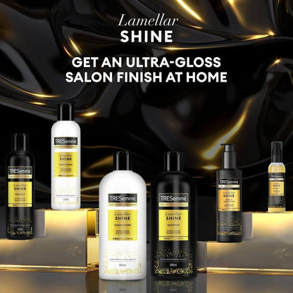 TRESemme Lamellar Shine Shampoo - with Lamellar Technology, Amino Acids & Ceramides – Ultra-Glossy Salon Finish, Frizz Control & Deep Smoothing, For All Hair Types 680 ml