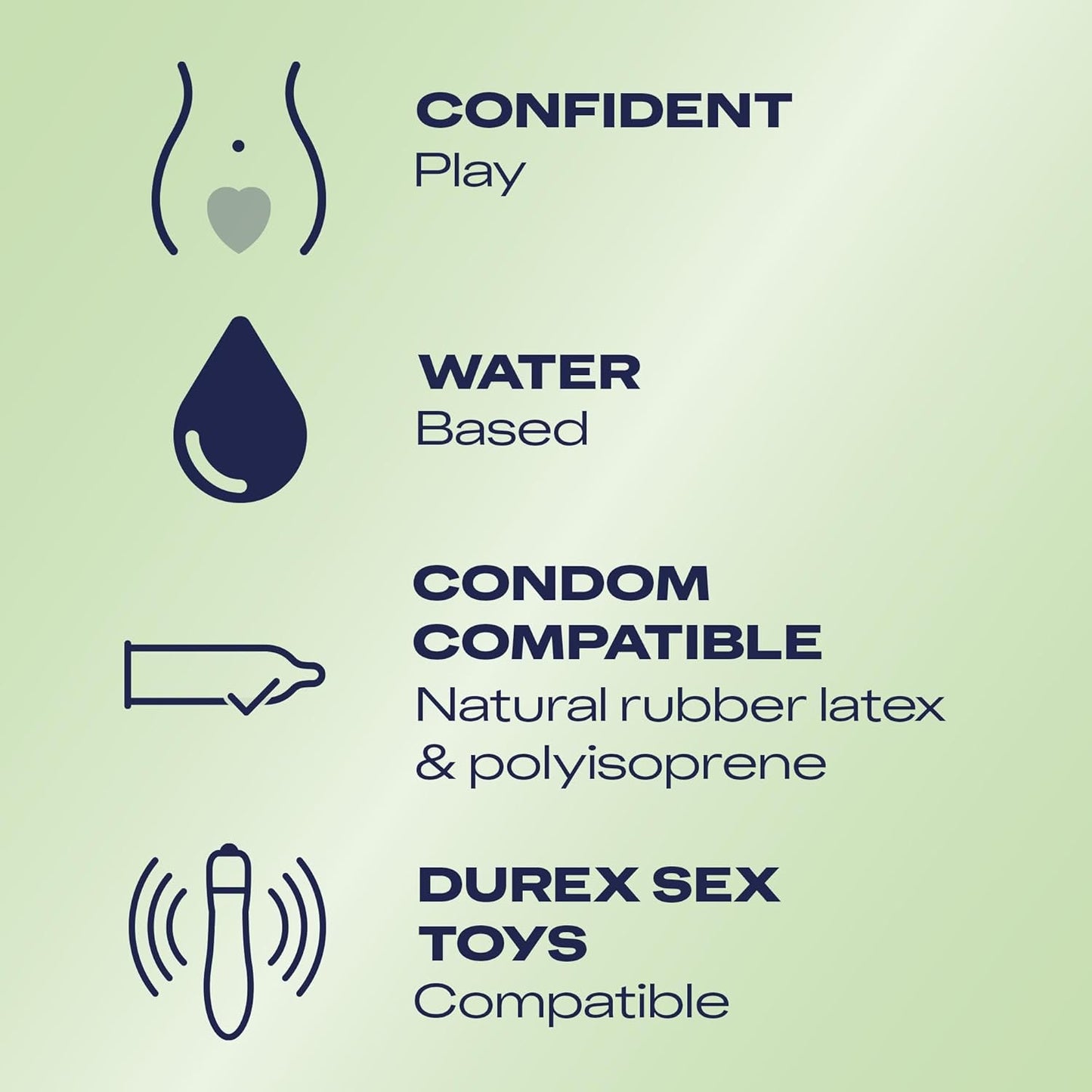 Durex Lube, Naturals Pure, Intimate Pleasure, Water-Based,100 ml (Pack of 1)