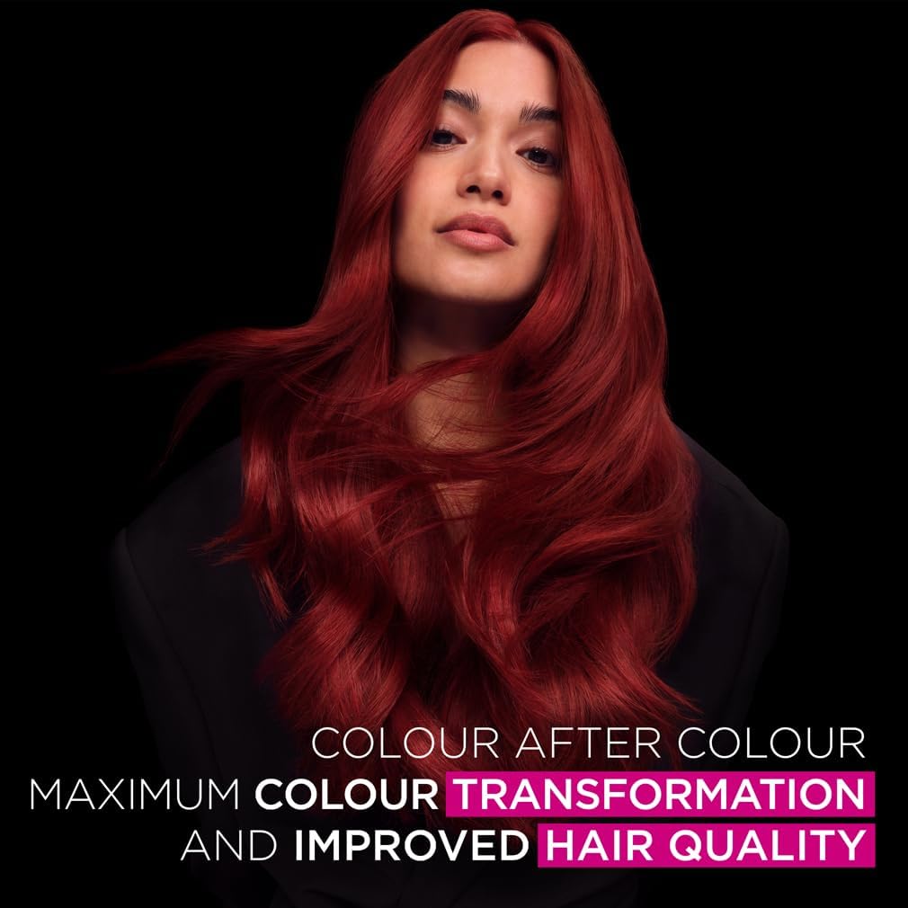 Garnier Olia 7.0 Dark Blonde, oil-powered, no-ammonia. 100% grey coverage. Luminous, long-lasting, vibrant dark blonde hair color with incredible shine and softness.