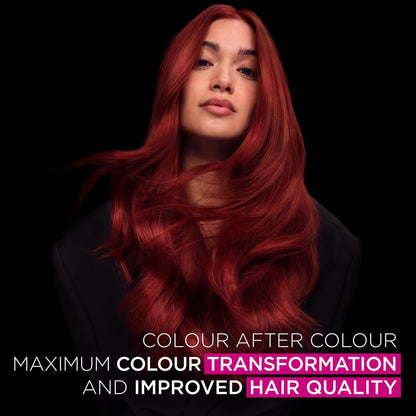 Garnier Olia 7.0 Dark Blonde, oil-powered, no-ammonia. 100% grey coverage. Luminous, long-lasting, vibrant dark blonde hair color with incredible shine and softness.