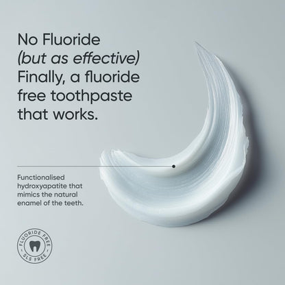 Gutology Mineral Hydroxyaptite Toothpaste 120ml Microbiome Friendly Fluoride Free Toothpaste Suitable for Adults & Children for Sensitive Teeth - Wild Mint