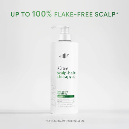 Dove Scalp + Hair Therapy Dandruff Control Shampoo hair care with Salicylic Acid, Piroctone and Panthenol for up to 100% flake-free scalp* 400 ml