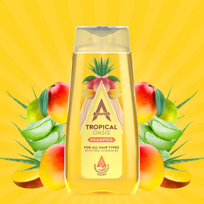 Astonish Tropical Shampoo with Pro-Vitamin B5, 400ml