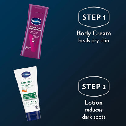 Vaseline Intensive Care Mature Skin Rejuvenation Body Lotion revitalises and firms with 48h moisture for maturing dry skin