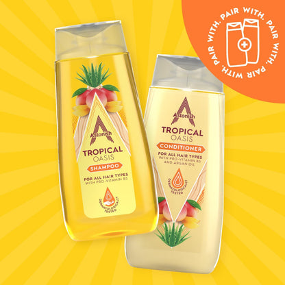 Astonish Tropical Shampoo with Pro-Vitamin B5, 400ml