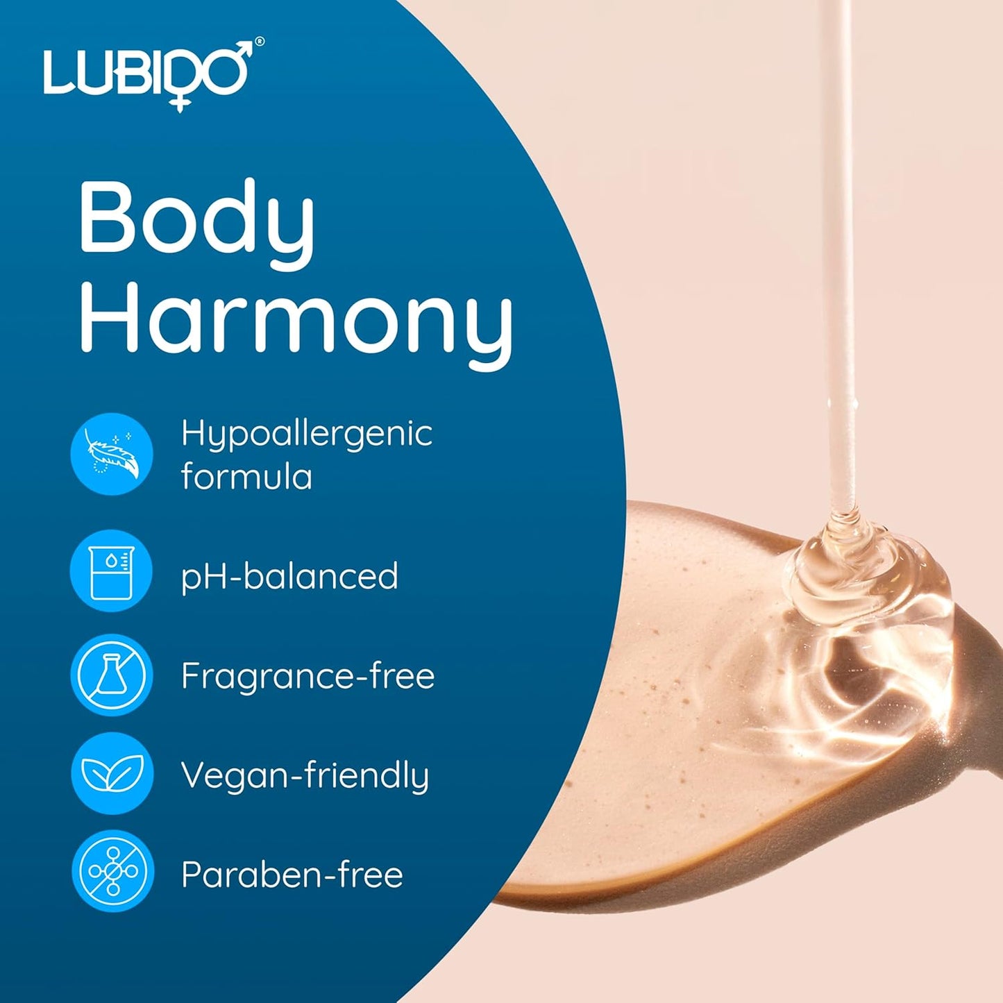Lubido Original Water Based Paraben Free Intimate Gel Lube – 250ml (Pack of 2)