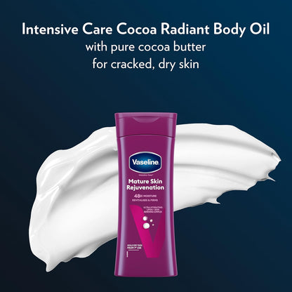 Vaseline Intensive Care Mature Skin Rejuvenation Body Lotion revitalises and firms with 48h moisture for maturing dry skin