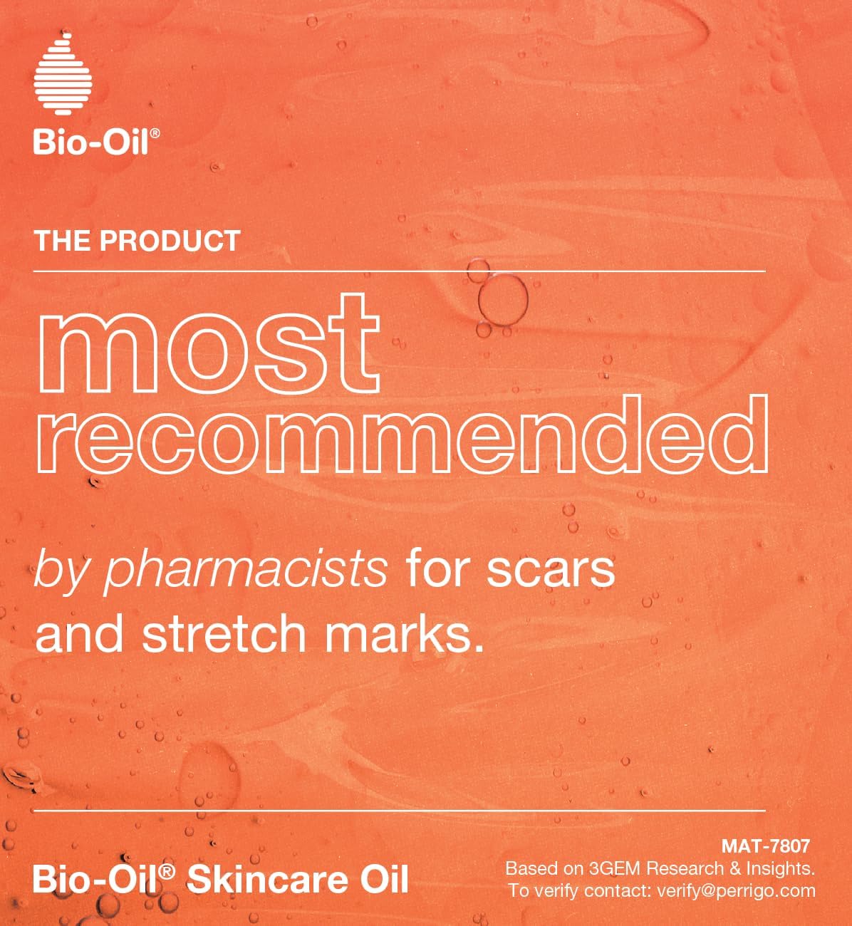 Bio Oil Body Skin Care Oil (125ml) - Firming Skincare That Reduces Appearance Of Stretch Marks & Scars - Grease Free Moisturiser Lotion - With Vitamin E & Vitamin A
