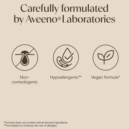 Aveeno Daily Moisturising Cream (1 x 400ml), Fragrance-Free Moisturiser, Long-Lasting 48 Hour Moisturisation, Body Cream with Nourishing Oat and Shea Butter for Healthy Looking Dry & Sensitive Skin