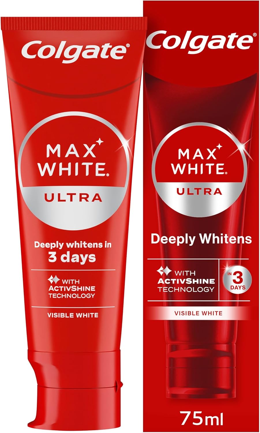 Colgate Max White Ultra Active Foam Toothpate 75ml