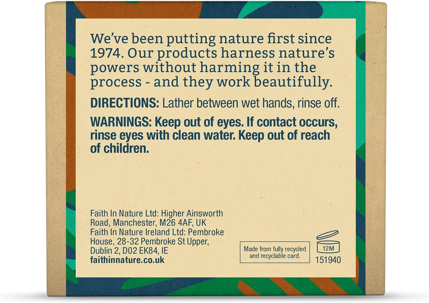 Faith In Nature Natural Coconut Hand Soap Bar, Hydrating, Vegan & Cruelty Free, No SLS or Parabens, 100g