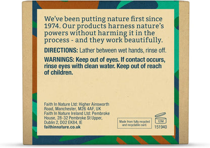 Faith In Nature Natural Coconut Hand Soap Bar, Hydrating, Vegan & Cruelty Free, No SLS or Parabens, 100g