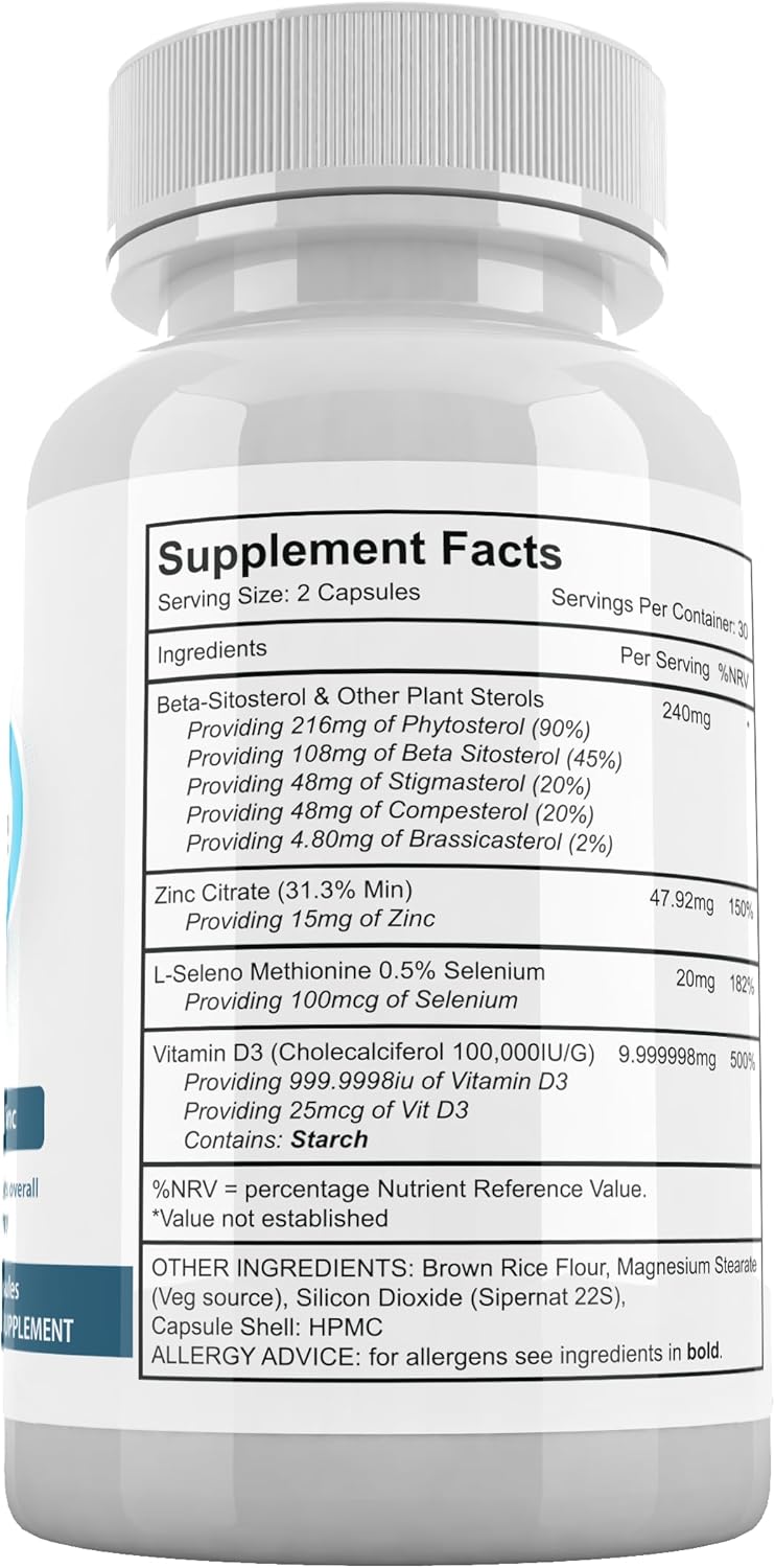 Prostavive Prostate Support Supplement for Men, 60 Capsules Food Supplement