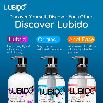 Lubido Original Water Based Paraben Free Intimate Gel Lube – 250ml (Pack of 2)
