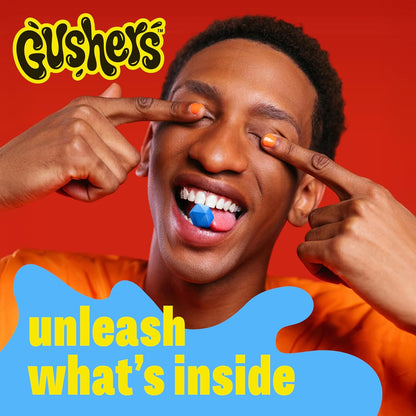 Gushers Tropical Fruit Flavored Snacks, Mini Pouches, 3 Ct, 1.32 oz
