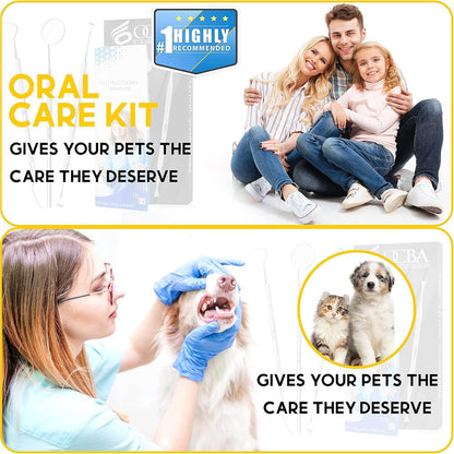 OCBA Plaque Remover for Teeth Cleaning Kit Stainless Steel Dental Plaque Removal Tool including Dentist mirror for Personal and Home Use