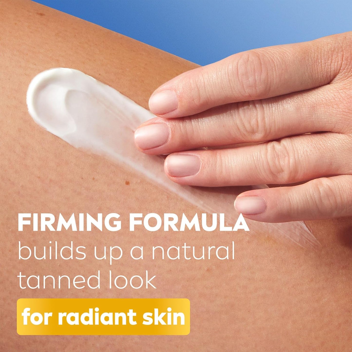 NIVEA Q10 Firming + Bronze Gradual Tan Body Lotion (400 ml), Firming Cream for Bronzed Skin with Q10, Supports a Gradual Tan, Tanning Moisturiser for a Sun-Kissed Radiant Glow