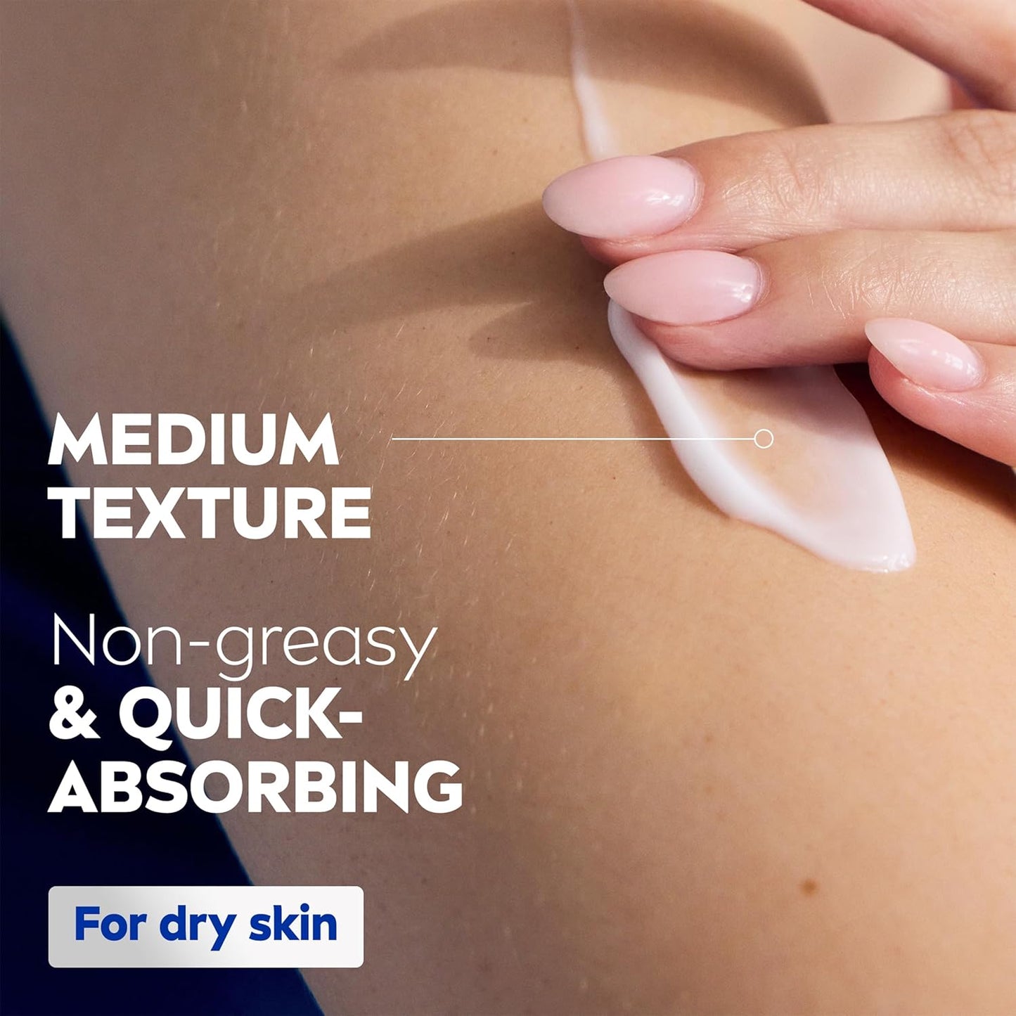 NIVEA Irresistibly Smooth Body Lotion (400ml), 72H Hydration NIVEA Moisturiser for Soft and Smooth Skin Made with Pure Hyaluron and Shea Butter, Intensive Moisturising Body Moisturiser