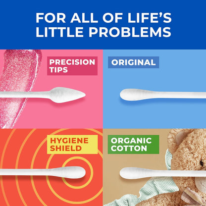 Q-tips Cotton Swabs, Original, For Home, First Aid and Beauty, 100% Cotton, 500 Count