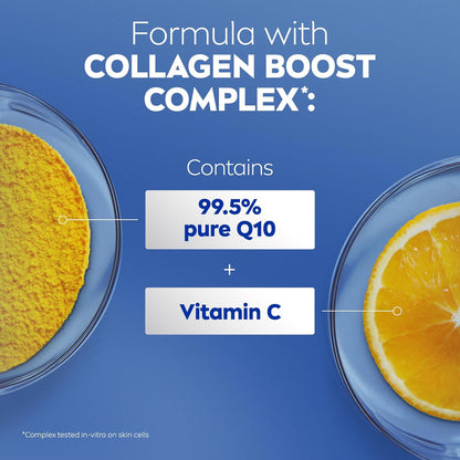 NIVEA Q10 Firming Body Lotion + Vitamin C (625ml), with Collagen Booster Complex, 48H Moisturiser