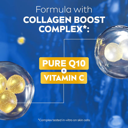 NIVEA Q10 Firming Rich Body Lotion + Vitamin C (400ml), Firming Cream with Collagen Booster Complex, 72H Moisturiser, Body Lotion for Dry Skin