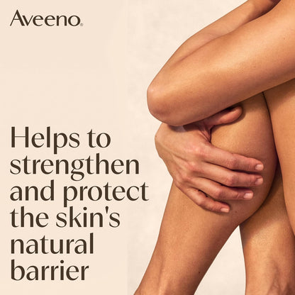 Aveeno Daily Moisturising Cream (1 x 400ml), Fragrance-Free Moisturiser, Long-Lasting 48 Hour Moisturisation, Body Cream with Nourishing Oat and Shea Butter for Healthy Looking Dry & Sensitive Skin