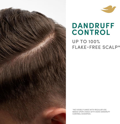 Dove Scalp + Hair Therapy Dandruff Control Shampoo hair care with Salicylic Acid, Piroctone and Panthenol for up to 100% flake-free scalp* 400 ml