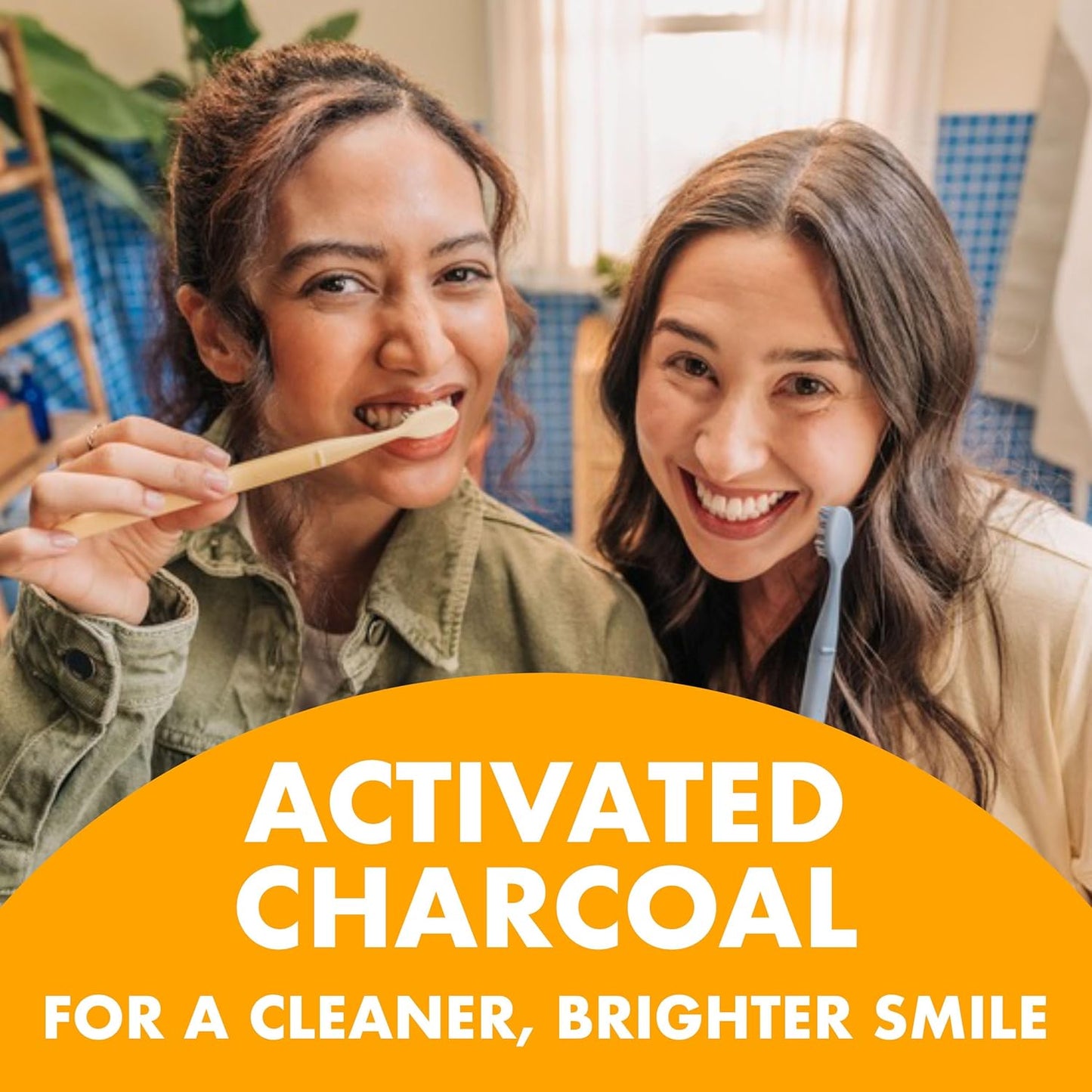 Arm & Hammer Charcoal White Toothpaste, Activated Charcoal Teeth Whitening Toothpaste with Baking Soda for Deep Clean & Stain Removal, 75 ml Tube