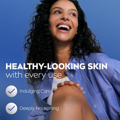 NIVEA Irresistibly Smooth Body Lotion (400ml), 72H Hydration NIVEA Moisturiser for Soft and Smooth Skin Made with Pure Hyaluron and Shea Butter, Intensive Moisturising Body Moisturiser