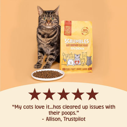 Scrumbles Adult and Senior Cats Dry Food, 750g