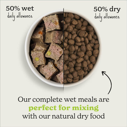 Forthglade Wet Dog Food Variety Pack (12 x 395g Trays) - Grain Free & Hypoallergenic Dog Food, Adult 1 Year+, Chicken, Chicken with Liver & Turkey, Vegetables, Stomach Sensitive, Natural Ingredients
