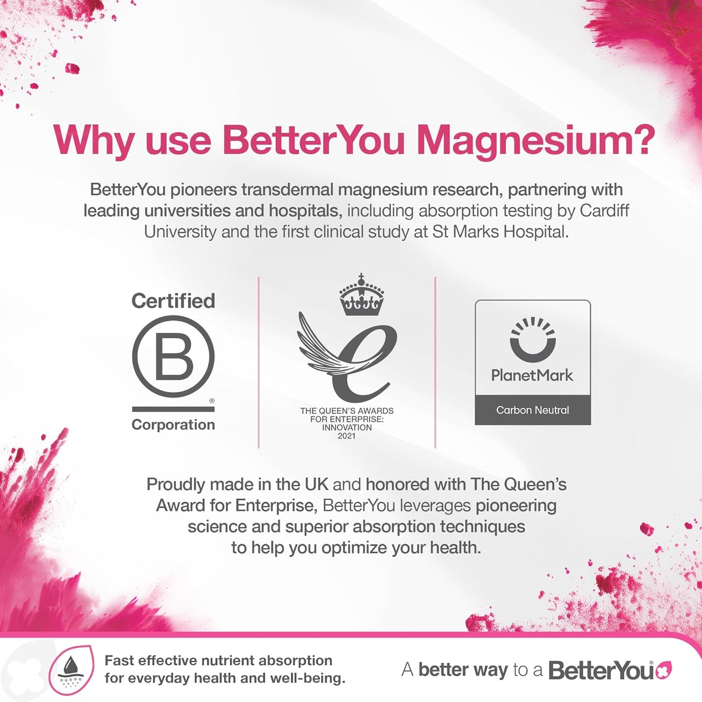 BetterYou Magnesium Original Bath Flakes, Natural Source of Zechstein Magnesium, Mineral Bath Flakes, Cleansing Bath Salts, Vegan & Palm-Oil Free