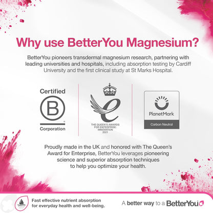 BetterYou Magnesium Original Bath Flakes, Natural Source of Zechstein Magnesium, Mineral Bath Flakes, Cleansing Bath Salts, Vegan & Palm-Oil Free