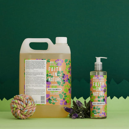 Faith In Nature Natural Lavender Dog Shampoo, Vegan & Cruelty Free,No SLS,Silicones or Parabens, Deep Cleansing, For Dirty Dogs, 400ml