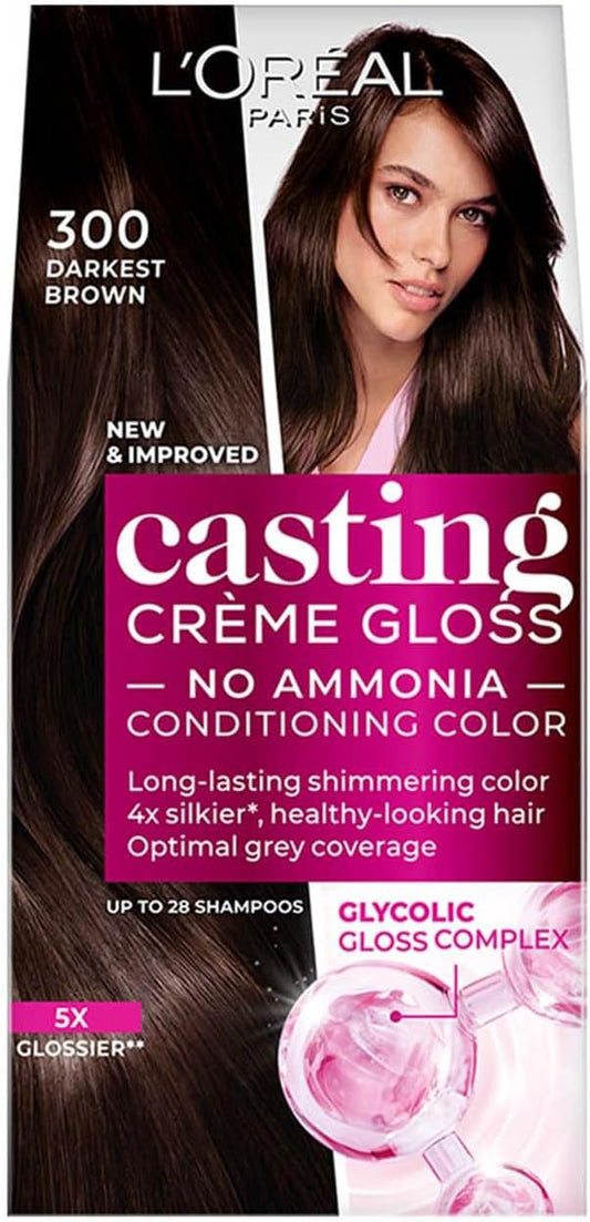 L'Oreal Paris Casting Creme Gloss - Darkest Brown 300
