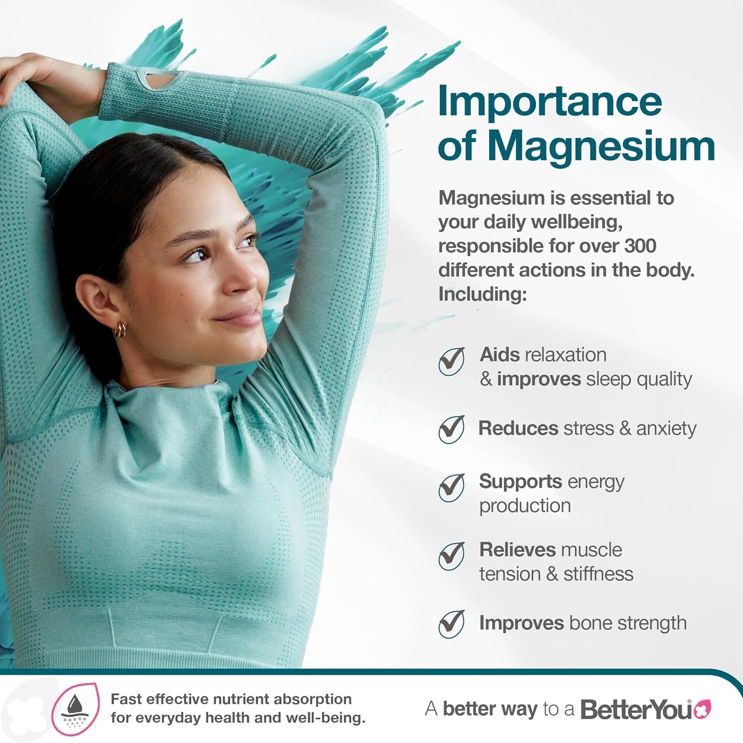 BetterYou Magnesium Original Bath Flakes, Natural Source of Zechstein Magnesium, Mineral Bath Flakes, Cleansing Bath Salts, Vegan & Palm-Oil Free