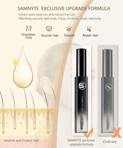Samnyte Hair Finishing Stick, 2 Pack × 18ML Hair Feel Stick Hair Mascara for Flyaway Hair Tamer Shaping Gel Moisturizing Not-greasy Flash Moment Stick Bangs Stereotypes Cream