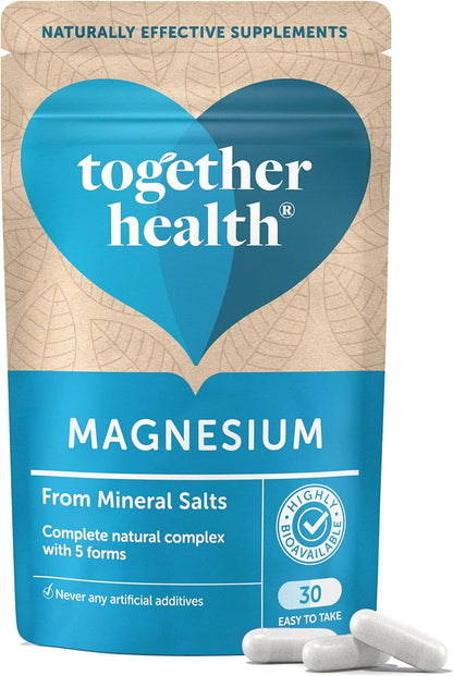 Marine Magnesium – Together Health – from Natural Marine Salts – 5 Natural Forms of Magnesium – Vegan Friendly – Made in The UK