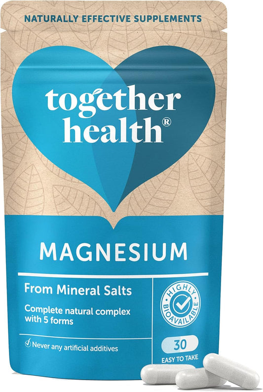 Marine Magnesium – Together Health – from Natural Marine Salts – 5 Natural Forms of Magnesium – Vegan Friendly – Made in The UK